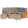 vidaXL &Sigma;&epsilon;&tau; &Kappa;&alpha;&nu;&alpha;&pi;έ &Kappa;ή&pi;&omicron;&upsilon; &mu;&epsilon; &mu;&alpha;&xi;&iota;&lambda;ά&rho;&iota; 8 pcs &Mu;&pi;έ&zeta; &kappa;&alpha;&iota; &Alpha;&nu;&omicron;&iota;&chi;&tau;ό &Gamma;&kappa;&rho;&iota;
