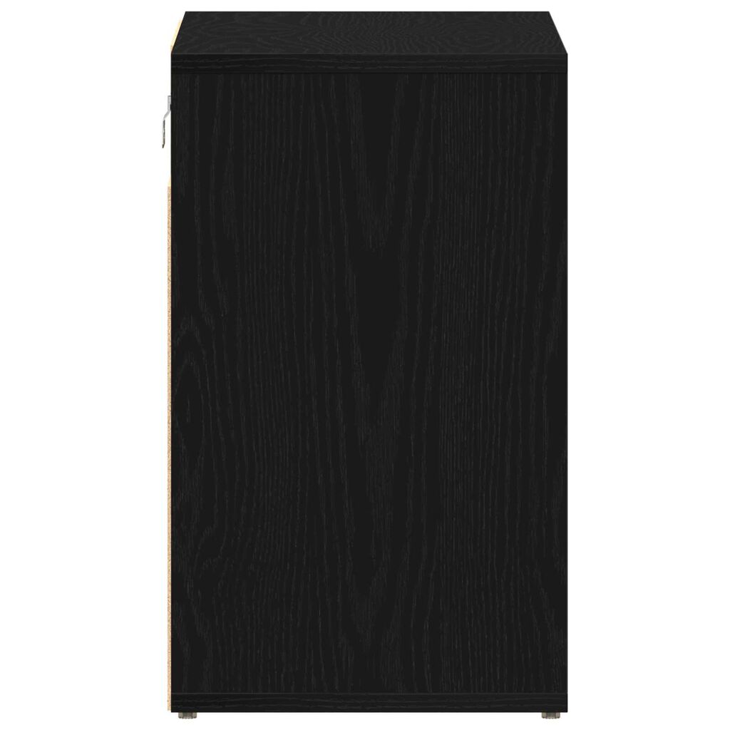 vidaXL Μαύρο Ντουλάπι Παπουτσιών - 52.5 x 30 x 50 εκ.