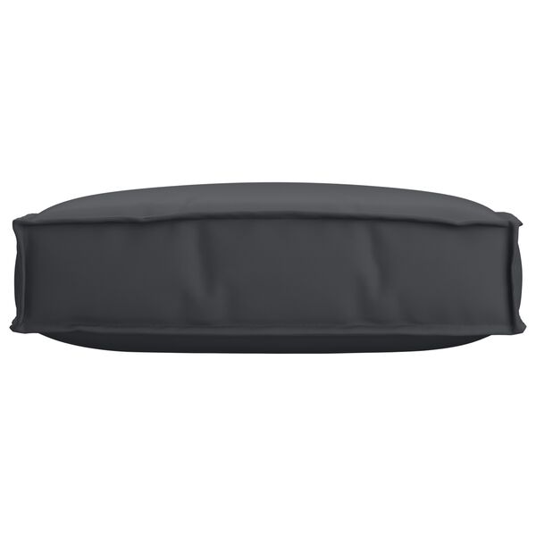 vidaXL Μαξιλάρι παλέτας για κάθισμα Μαύρο 60 x 60 x 12 cm