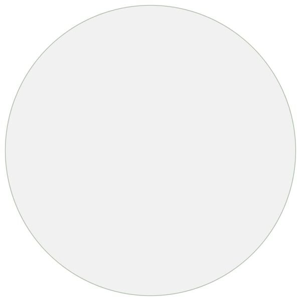 vidaXL Προστατευτικό Τραπεζιού Ματ Ø 60 εκ. / 1,6 χιλ. από PVC