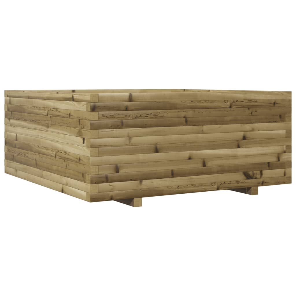 vidaXL Ζαρντινιέρα Κήπου 110x110x49,5 εκ. από Εμποτισμένο Ξύλο Πεύκου