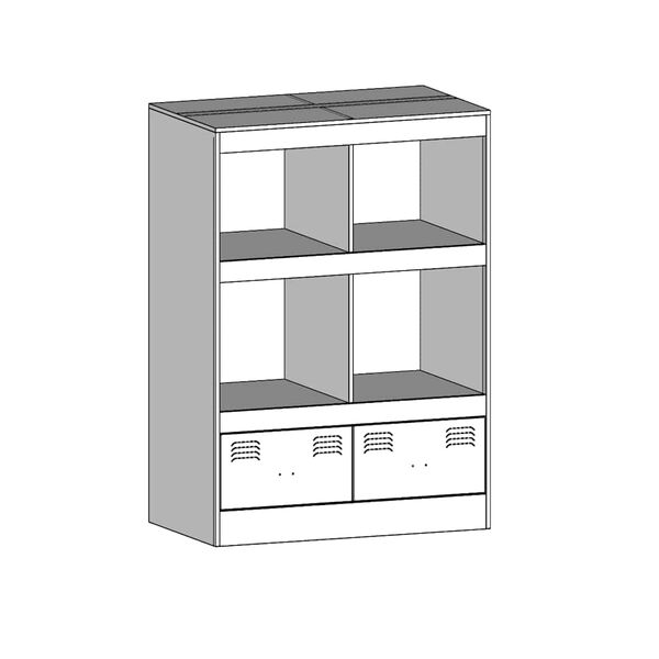 vidaXL Ντουλάπι Ανθρακί 67 x 39 x 95 εκ. από Ατσάλι