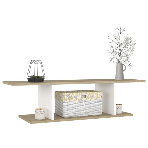 vidaXL Έ&pi;&iota;&pi;&lambda;&omicron; &Tau;&eta;&lambda;&epsilon;ό&rho;&alpha;&sigma;&eta;&sigmaf; &Kappa;&rho;&epsilon;&mu;&alpha;&sigma;&tau;ό &Lambda;&epsilon;&upsilon;&kappa;ό/Sonoma &Delta;&rho;&upsilon;&sigmaf; 103x30x26,5 &epsilon;&kappa;.