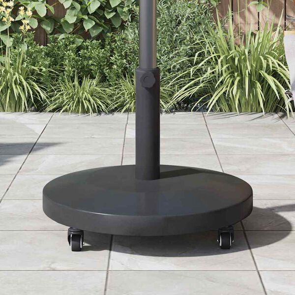 vidaXL Εξωτερική βάση ομπρέλας Σκούρο γκρι 48 x 48 x 32 εκ.
