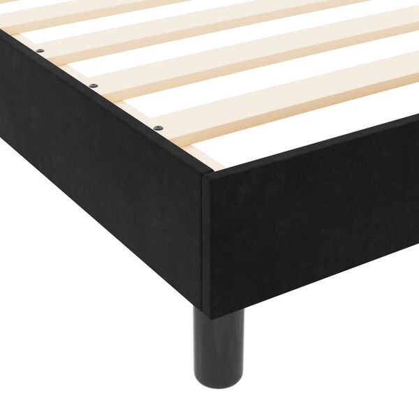 vidaXL Μαύρο Βελούδινο Κρεβάτι 120x200 εκ.