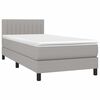 vidaXL &Kappa;&rho;&epsilon;&beta;ά&tau;&iota; Boxspring &mu;&epsilon; &Sigma;&tau;&rho;ώ&mu;&alpha; &Alpha;&nu;&omicron;&iota;&chi;&tau;ό &Gamma;&kappa;&rho;&iota; 90x200 &epsilon;&kappa;. &Upsilon;&phi;&alpha;&sigma;&mu;ά&tau;&iota;&nu;&omicron;