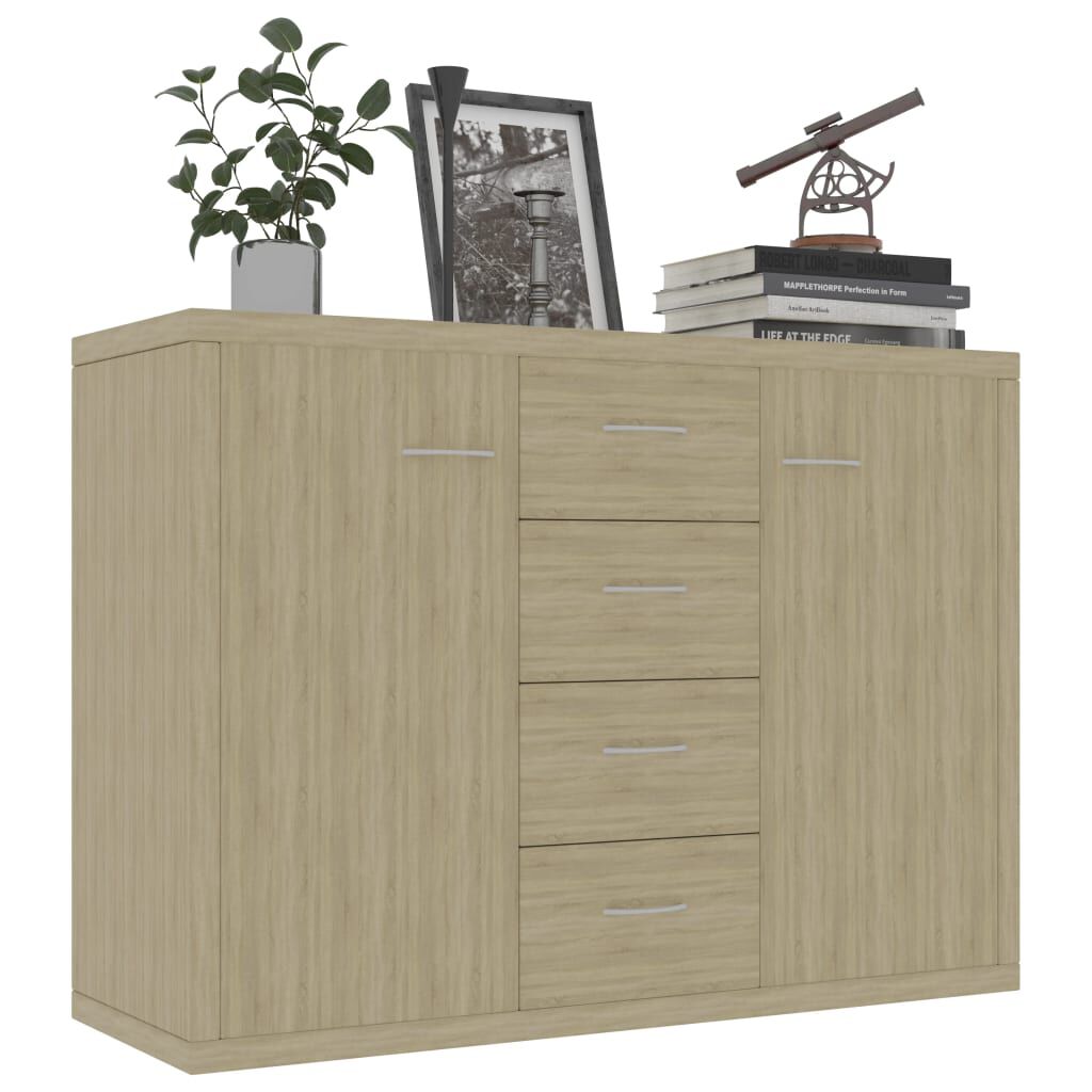 vidaXL Μπουφές Sonoma Δρυς 88 x 30 x 65 εκ. από Επεξ. Ξύλο