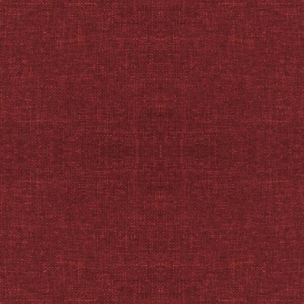 vidaXL Σκαμπό με Ξύλινα Πόδια Μπορντό Υφασμάτινο