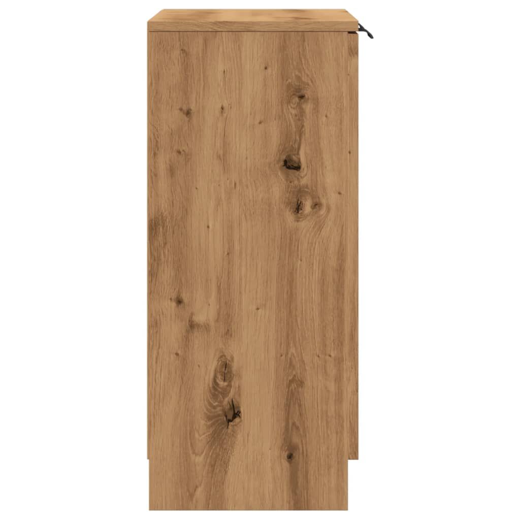 vidaXL Μπουφές Αρτισιανή Δρυς 60 x 30 x 70 εκ. από Επεξεργασμένο Ξύλο