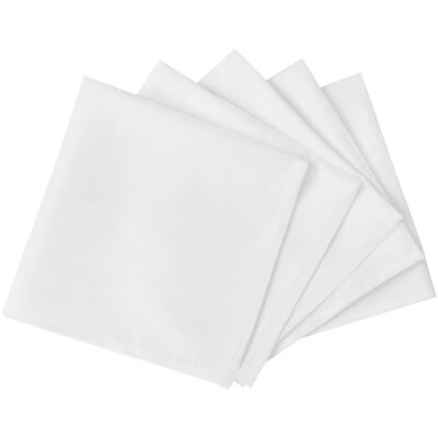 Πετσέτες Φαγητού 50 τεμ. Λευκές 50 x 50 εκ.