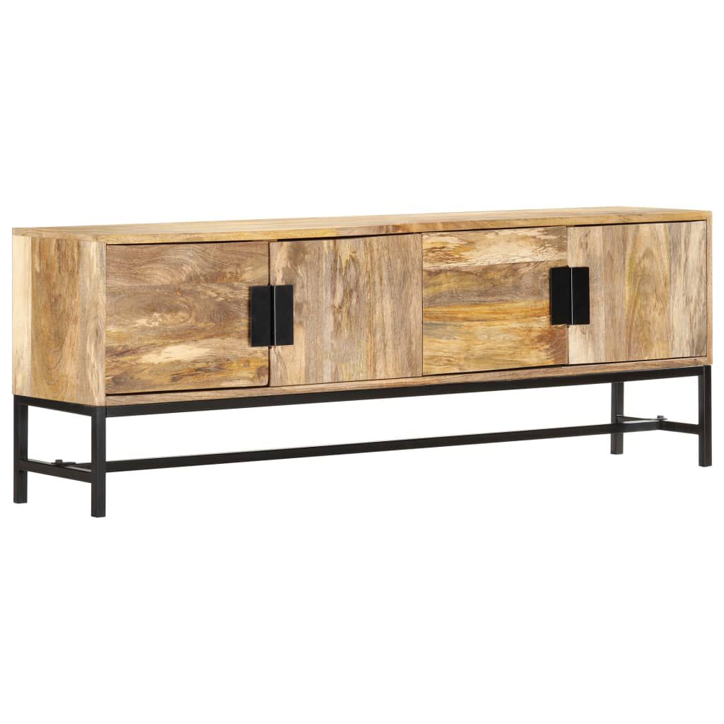 vidaXL Έπιπλο Τηλεόρασης 140 x 30 x 50 εκ. από Μασίφ Ξύλο Μάνγκο
