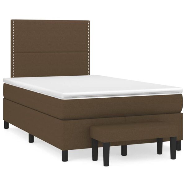 vidaXL &Kappa;&rho;&epsilon;&beta;ά&tau;&iota; Boxspring &mu;&epsilon; &Sigma;&tau;&rho;ώ&mu;&alpha; &Sigma;&kappa;&omicron;ύ&rho;&omicron; &Kappa;&alpha;&phi;έ 120x190 &epsilon;&kappa; &Upsilon;&phi;&alpha;&sigma;&mu;ά&tau;&iota;&nu;&omicron;