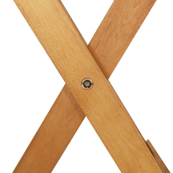 vidaXL Τραπέζι Κήπου Πτυσσόμενο 90 x 90 x 75 εκ. Μασίφ Ξύλο Ακακίας