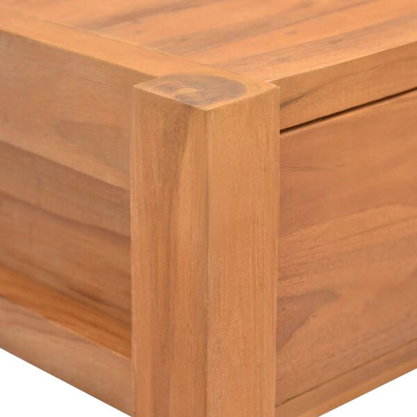 vidaXL Γραφείο με 2 Συρτάρια 100 x 40 x 75 εκ. Ανακυκλωμένο Ξύλο Teak