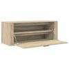 vidaXL Παπουτσοθήκη Επιτοίχια Sonoma Δρυς 100x35x38εκ Επεξ. Ξύλο