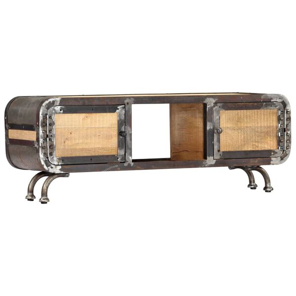 vidaXL Έπιπλο Τηλεόρασης 120 x 30 x 42 εκ. από Μασίφ Ξύλο Μάνγκο