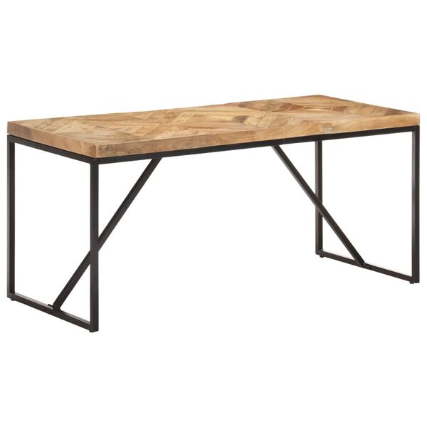 vidaXL Τραπεζαρία 160 x 70 x 76 εκ. από Μασίφ Ξύλο Ακακίας/Ξύλο Μάνγκο