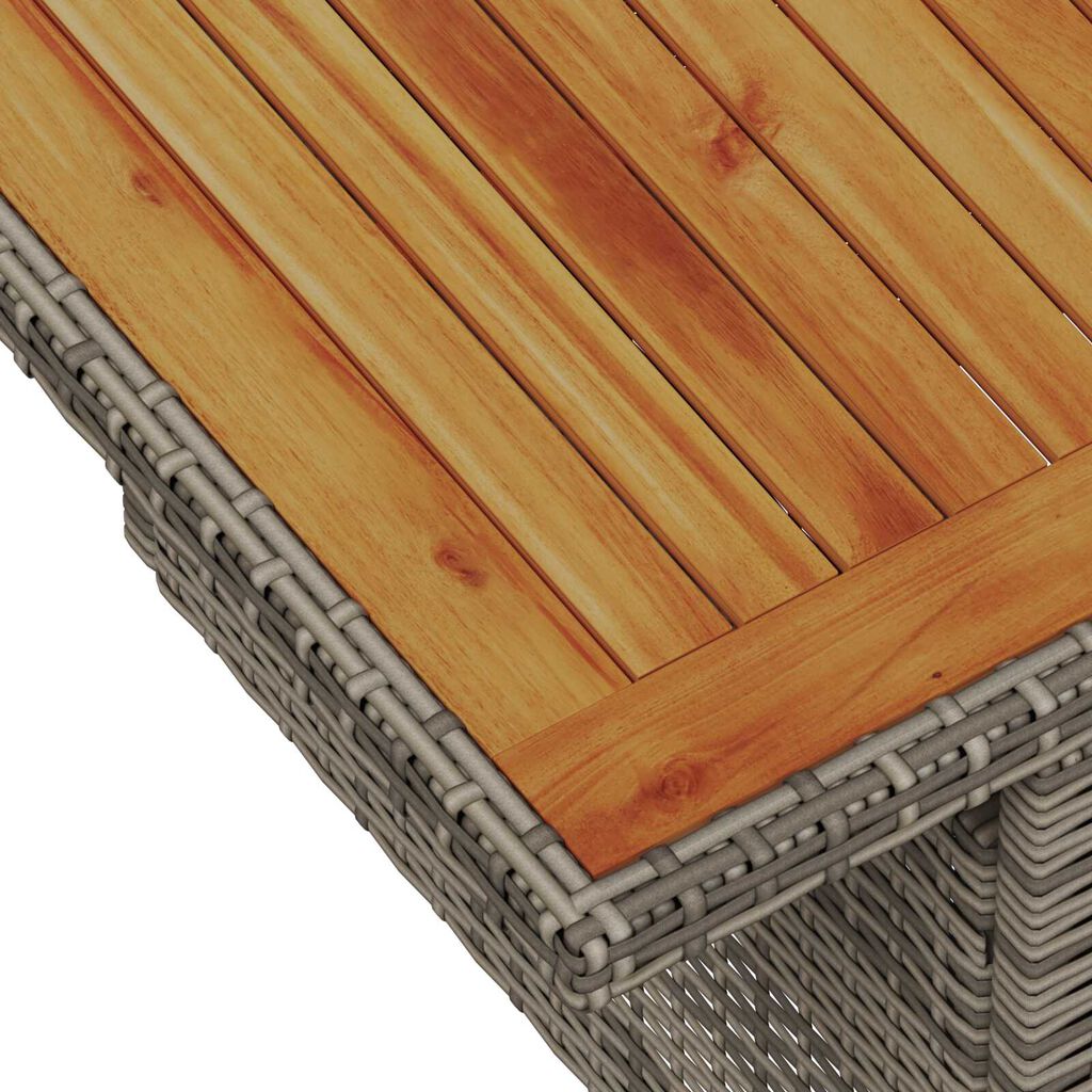 vidaXL Σετ Καναπέ Κήπου 8 pcs Γκρι συνθετικό ρατάν