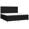 vidaXL &Kappa;&rho;&epsilon;&beta;ά&tau;&iota; Boxspring &mu;&epsilon; &Sigma;&tau;&rho;ώ&mu;&alpha; &Mu;&alpha;ύ&rho;&omicron; 200x200 &epsilon;&kappa;. &Upsilon;&phi;&alpha;&sigma;&mu;ά&tau;&iota;&nu;&omicron;