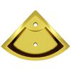 vidaXL Νιπτήρας με Οπή Υπερχείλισης Χρυσός 45x32x12,5 εκ. Κεραμικός