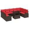 vidaXL &Sigma;&epsilon;&tau; &Kappa;&alpha;&nu;&alpha;&pi;έ &Kappa;ή&pi;&omicron;&upsilon; &mu;&epsilon; &alpha;&pi;&omicron;&theta;ή&kappa;&epsilon;&upsilon;&sigma;&eta; 10 pcs &Kappa;&alpha;&phi;έ &sigma;&upsilon;&nu;&theta;&epsilon;&tau;&iota;&kappa;ό &rho;&alpha;&tau;ά&nu;