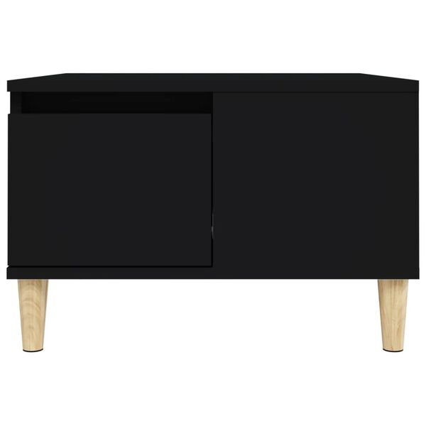 vidaXL Τραπεζάκι Σαλονιού Μαύρο 55x55x36,5 εκ. από Επεξεργασμένο Ξύλο