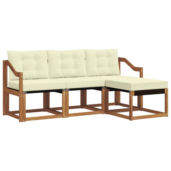 vidaXL &Sigma;&epsilon;&iota;&rho;ά &Kappa;&alpha;&nu;&alpha;&pi;έ &Epsilon;&xi;&omega;&tau;&epsilon;&rho;&iota;&kappa;&omicron;ύ &mu;&epsilon; &mu;&alpha;&xi;&iota;&lambda;ά&rho;&iota; 4 pcs &Phi;&upsilon;&sigma;&iota;&kappa;ό &kappa;&alpha;&iota; &Kappa;&rho;έ&mu;&alpha;