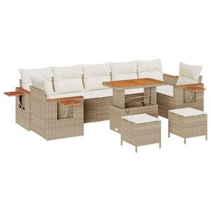vidaXL &Sigma;&epsilon;&tau; &Kappa;&alpha;&nu;&alpha;&pi;έ &Kappa;ή&pi;&omicron;&upsilon; 13 pcs &Mu;&pi;&epsilon;&zeta; &kappa;&alpha;&iota; &Kappa;&rho;έ&mu;&alpha; &sigma;&upsilon;&nu;&theta;&epsilon;&tau;&iota;&kappa;ό &rho;&alpha;&tau;ά&nu;