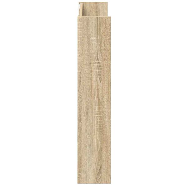 vidaXL Παπουτσοθήκες Τοίχου 2 τεμ. Sonoma Δρυς 80x18x90εκ. Μοριοσανίδα