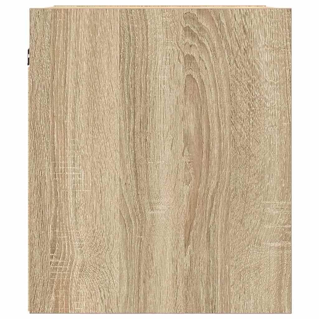 vidaXL Κομοδίνα Επιτοίχια 2 τεμ. Sonoma Δρυς 38x34x40 εκ.