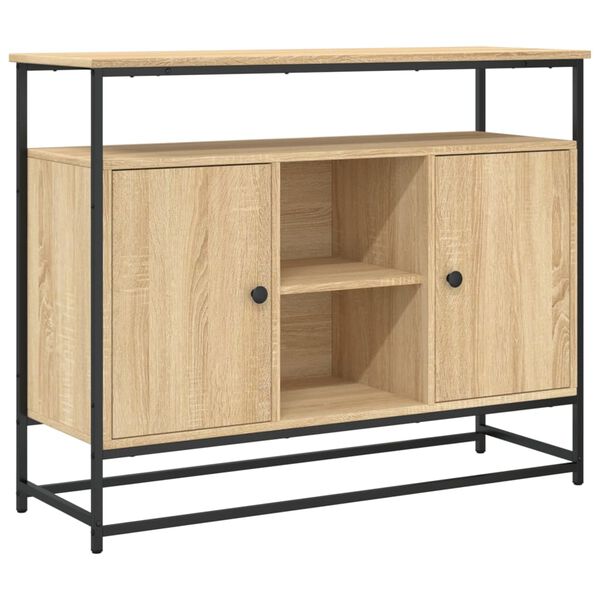 vidaXL Ντουλάπι Sonoma δρυς 100x35x80 εκ. Επεξεργασμένο Ξύλο