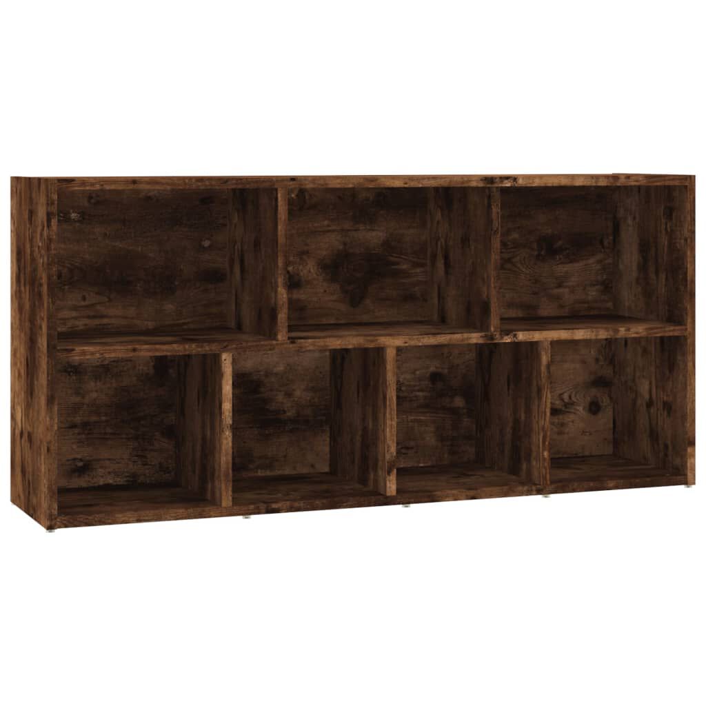 vidaXL Βιβλιοθήκη Καπνιστή Δρυς 50 x 25 x 106 εκ.