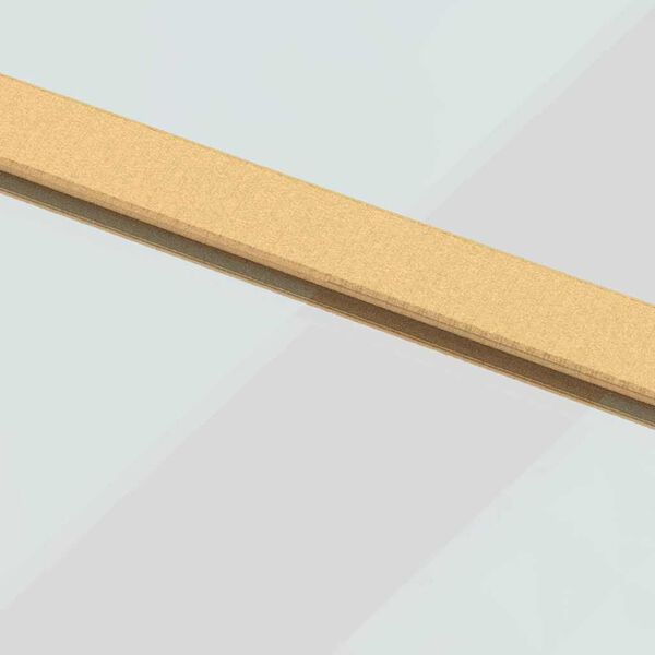 vidaXL Συρόμενη Πόρτα Χρυσή 76 x 205 εκ. από Γυαλί ESG και Αλουμίνιο