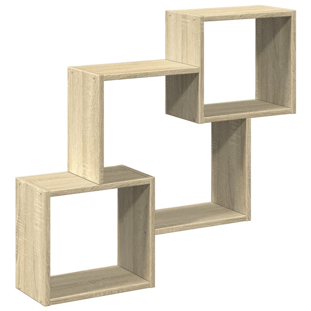 vidaXL Ντουλάπι Τοίχου Sonoma Δρυς 78x18x71 εκ. από Επεξεργασμένο Ξύλο