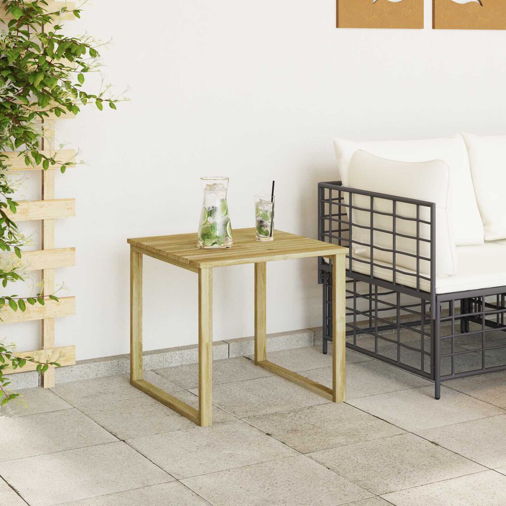 vidaXL Τραπέζι Χαλάρωσης 50.5x50.5x46 εκ. Κατεργασμένο Πεύκο