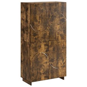 vidaXL &Psi;&eta;&lambda;ό&sigmaf; &mu;&pi;&omicron;&upsilon;&phi;έ&sigmaf; &Kappa;&alpha;&pi;&nu;&iota;&sigma;&mu;έ&nu;&omicron; &Xi;ύ&lambda;&omicron; &Delta;&rho;&upsilon;ό&sigmaf; 79 x 41 x 151 cm