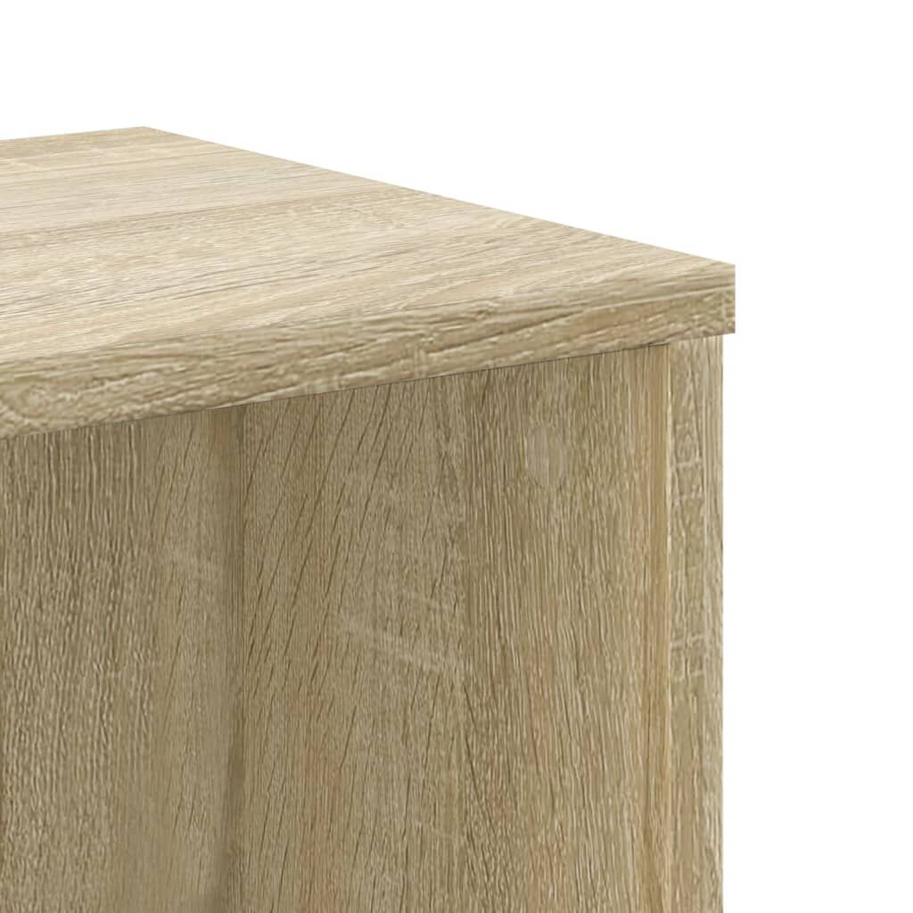 vidaXL Βιβλιοθήκη Sonoma Δρυς 50x25x105 εκ. από Επεξεργασμένο Ξύλο