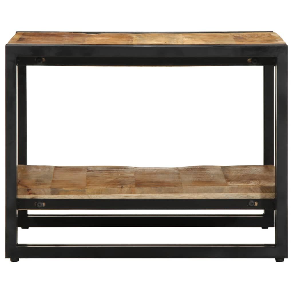 vidaXL Τραπεζάκι σαλονιού 50x50x38 cm Στερεό ακατέργαστο ξύλο Mango