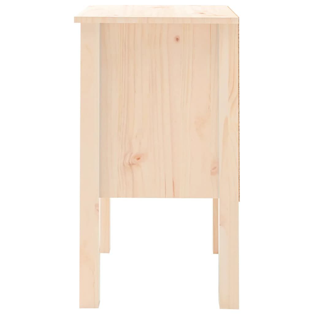 vidaXL Κομοδίνο 40 x 35 x 61,5 εκ. από Μασίφ Ξύλο Πεύκου