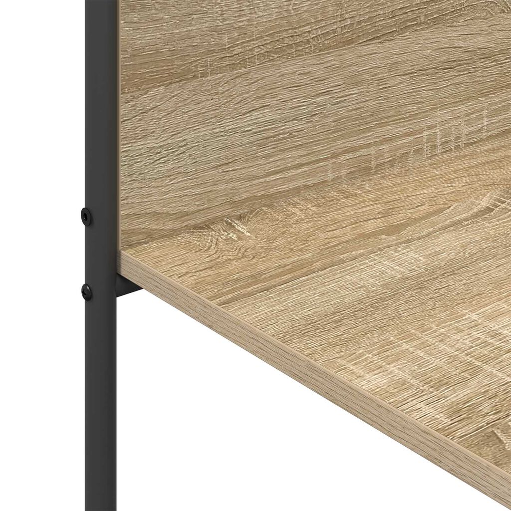 vidaXL Ράφι Ρούχων με ράφι Καφέ 120 x 44 x 160 εκ Επεξεργασμένο ξύλο