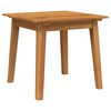 vidaXL Κήπου Καρέκλες με Τραπέζι 3 pcs Μαύρο 45 x 45 x 40 cm