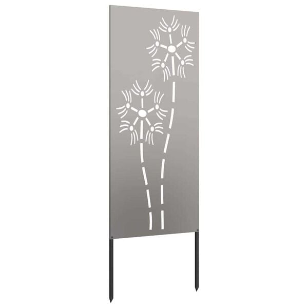 vidaXL Διακοσμητική Πλάκα Κήπου Άλλο Σκ rusty 50 x 140 cm