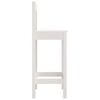 vidaXL Καρέκλες Μπαρ 2 τεμ. Λευκό 40x41,5x112 εκ. Μασίφ Ξύλο Πεύκου