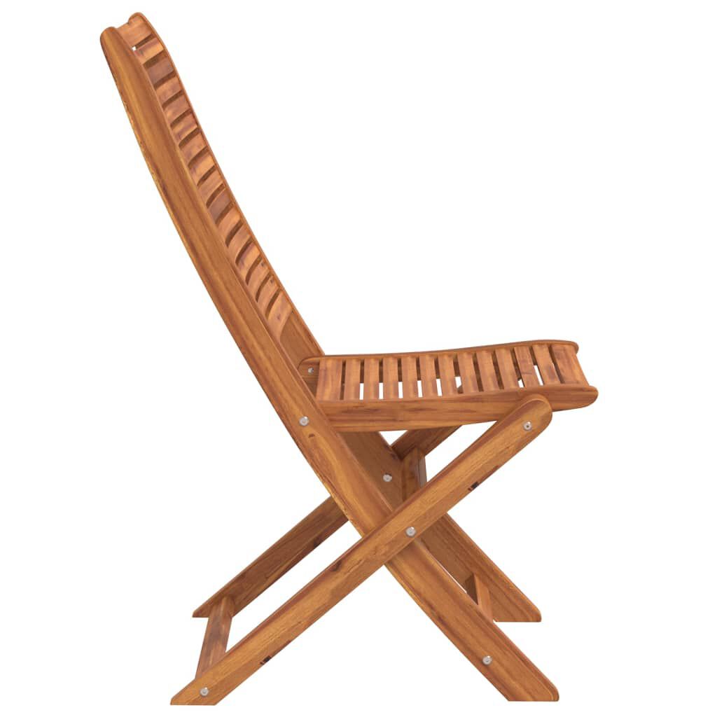 vidaXL Καρέκλες Κήπου Πτυσσόμενες 6 τεμ. 51x66x95 εκ. Μασίφ Ακακία