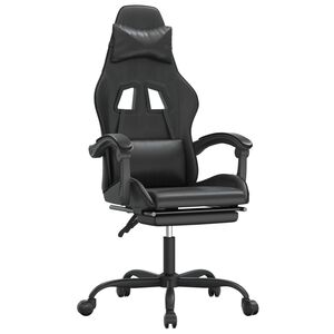 vidaXL &Kappa;&alpha;&rho;έ&kappa;&lambda;&alpha; Gaming &Mu;&alpha;&sigma;ά&zeta; &Upsilon;&pi;&omicron;&pi;ό&delta;&iota;&omicron; &Mu;&alpha;ύ&rho;&omicron; &alpha;&pi;ό &Sigma;&upsilon;&nu;&theta;&epsilon;&tau;&iota;&kappa;ό &Delta;έ&rho;&mu;&alpha;