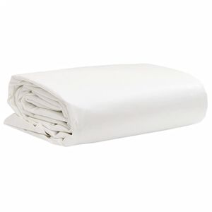 vidaXL &Tau;έ&nu;&tau;&alpha; 650g / m&sup2; &Lambda;&epsilon;&upsilon;&kappa;ό 3 x 3 m &Kappa;&alpha;&mu;&beta;ά&sigmaf; &mu;&epsilon; &epsilon;&pi;&iota;&kappa;ά&lambda;&upsilon;&psi;&eta; PVC