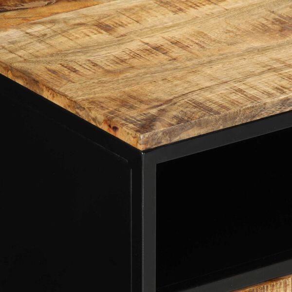 vidaXL Τραπεζάκι Καφέ 90x50x40 cm Μασίφ Ξύλο Ρουστίκ Μάνγκο