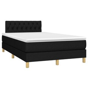 vidaXL &Kappa;&rho;&epsilon;&beta;ά&tau;&iota; Boxspring &mu;&epsilon; &Sigma;&tau;&rho;ώ&mu;&alpha; &Mu;&alpha;ύ&rho;&omicron; 120x190 &epsilon;&kappa;. &Upsilon;&phi;&alpha;&sigma;&mu;ά&tau;&iota;&nu;&omicron;