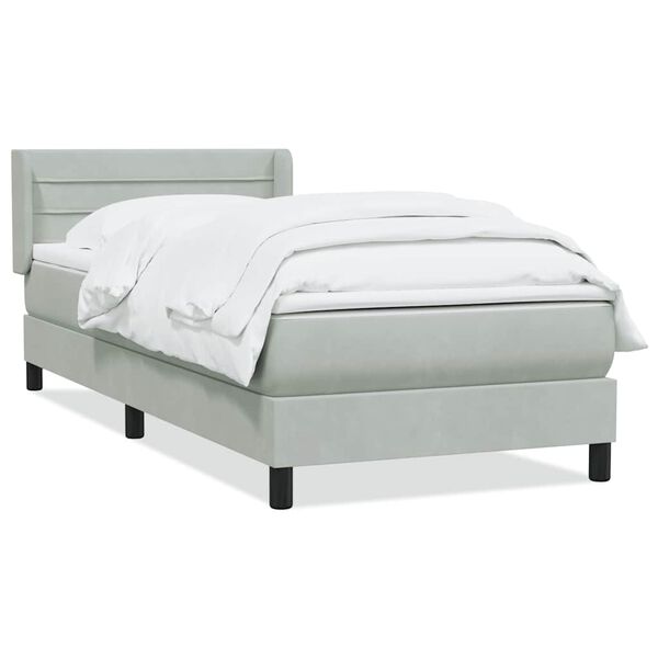 vidaXL &Kappa;&rho;&epsilon;&beta;ά&tau;&iota; Boxspring &mu;&epsilon; &Sigma;&tau;&rho;ώ&mu;&alpha; &Alpha;&nu;&omicron;&iota;&chi;&tau;ό &Gamma;&kappa;&rho;&iota; 80x210 &epsilon;&kappa;. &Beta;&epsilon;&lambda;&omicron;ύ&delta;&iota;&nu;&omicron;