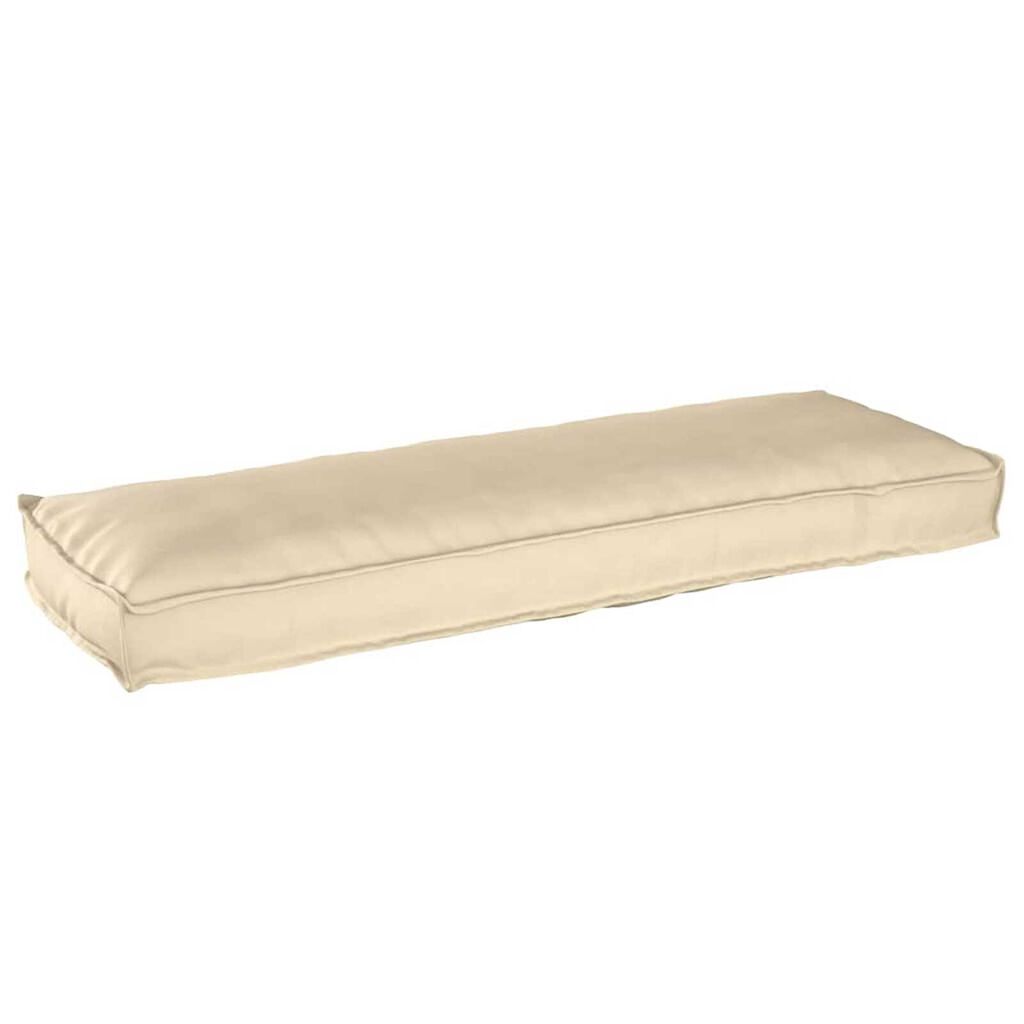 vidaXL Σετ Μαξιλαριών Πάγου 2 pcs Μπεζ 120 x 40 x 8 εκ Ύφασμα Oxford